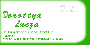 dorottya lucza business card